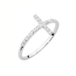 Inel Cruce cu pietre