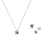 Set Zirconiu Albastru