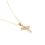 Lant aur 14K Double Sided Cross - imagine 5