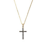 Lant aur 14K Double Sided Cross - imagine 4
