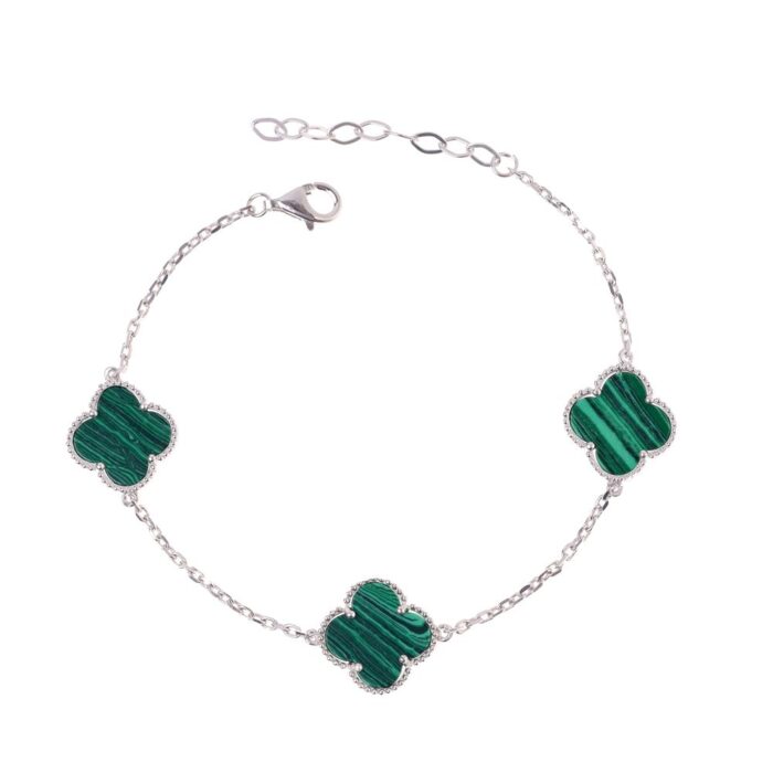 Bratara Trifoi Verde Malachit - imagine 1